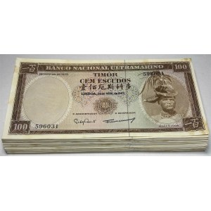 Timor Bundle 100 x 100 Escudos 1963