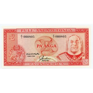 Tonga 2 Paanga 1992 - 1995 (ND)