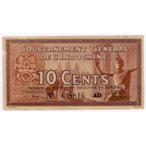 French Indochina 10 Cents 1939 (ND)