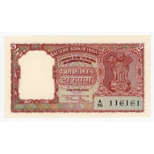 India 2 Rupees 1950 (ND)