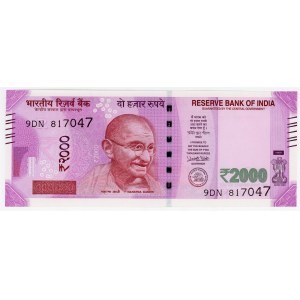 India 2000 Rupees 2016