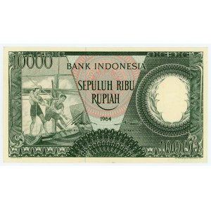 Indonesia 10000 Rupees 1964