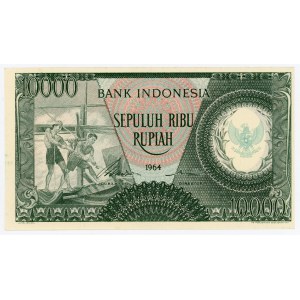 Indonesia 10000 Rupees 1964