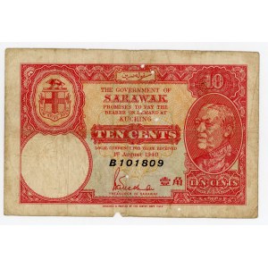 Sarawak 10 Cents 1940