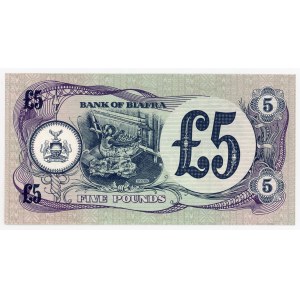 Biafra 5 Pounds 1969 (ND) Reminder
