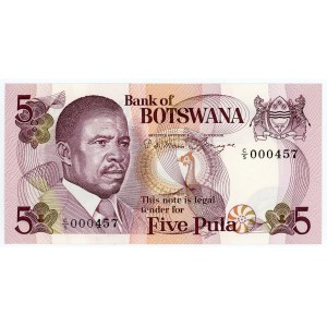 Botswana 5 Pula 1982 (ND)