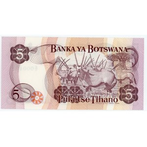 Botswana 5 Pula 1982 (ND)