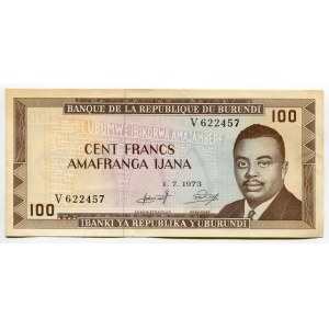 Burundi 100 Francs 1973