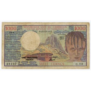 Cameroon 1000 Francs 1978 (ND)