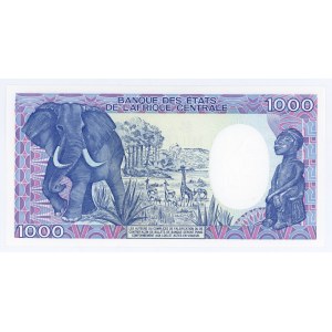 Central African Republic 1000 Francs 1985