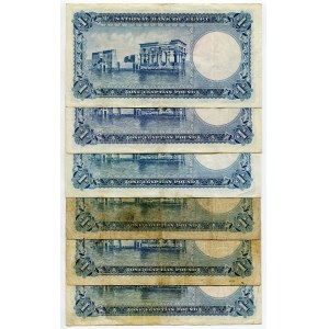 Egypt 6 x 1 Pound 1956