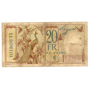 French Somaliland 20 Francs 1928 (ND)