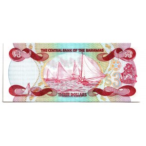 Bahamas 3 Dollars 1974 (1984)