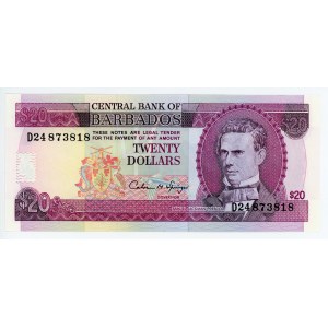 Barbados 20 Dollars 1993 (ND)