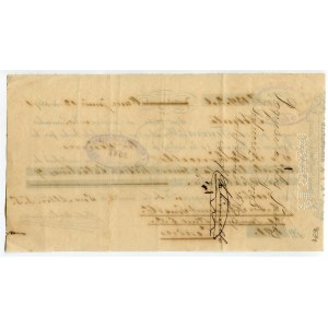 Bolivia S & J Sabioncello Bill of Exchange 1891