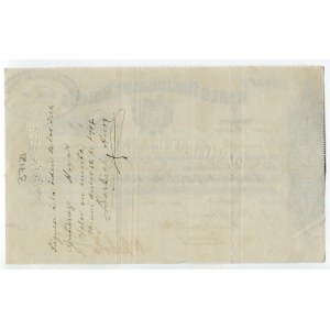 Bolivia Banco Nacional de Bolivia Bill of Exchange 1908