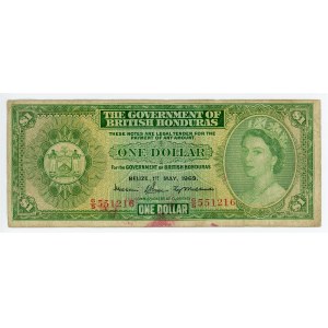 British Honduras 1 Dollar 1969