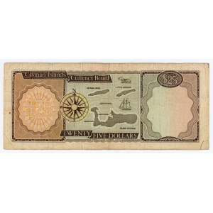 Cayman Islands 25 Dollars 1974