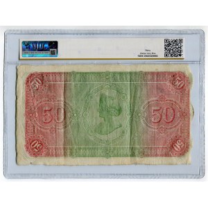 Cuba 50 Pesos 1896 MDC VF 30