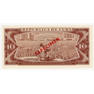 Cuba 10 Pesos 1978 Specimen