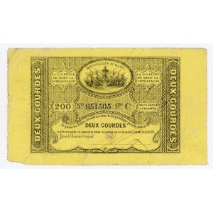 Haiti 2 Gourdes 1827