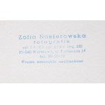 Zofia NASIEROWSKA (1938-2011), Beata Tyszkiewicz w woalce, lata 70. XX w.