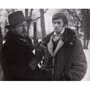 Foto von Wacław DYBOWSKI (1929-1984), Fotos aus dem Film Romantyczni (Die Romantiker), Regie: Stanisław Różewicz, 1970 - Ignacy Gogolewski und Olgierd Łukaszewicz