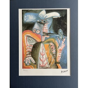 Pablo Picasso ( 1881 - 1973 ), Color lithograph, 1995