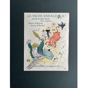 Henri de Toulouse-Lautrec ( 1864 - 1901), La Vache Enragee Nr: XXVI/XXXIII