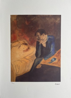 Pablo Picasso ( 1881 - 1973 ), Sleeping woman ( meditation )