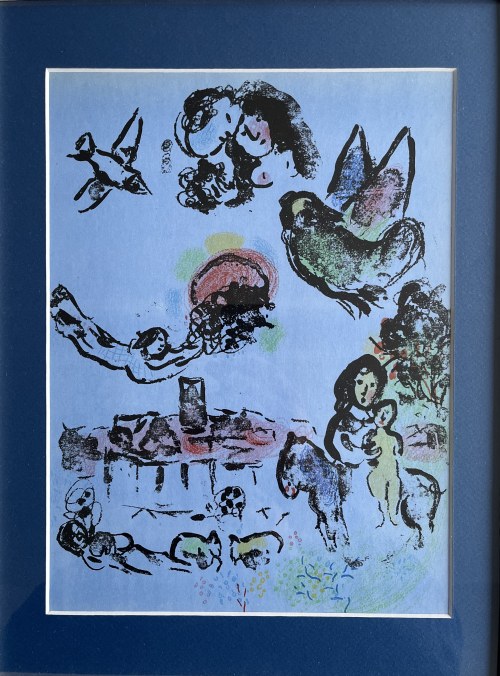 Marc Chagall ( 1887 - 1985 ), Nocna wenecja
