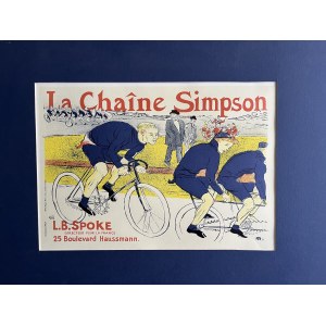 Henri de Toulouse-Lautrec ( 1864 - 1901), La Chaine Simpson, No XXII/XXXIII