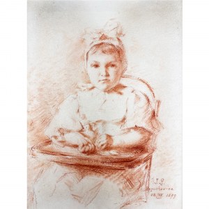 Juliusz Jakub Grosse, Porträt eines Mädchens