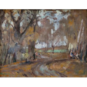 Tadeusz Cybulski, Autumn Landscape, 1921.