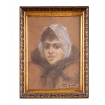 Maurycy Trębacz, Portret dziewczyny (główka), ok. 1902 r.