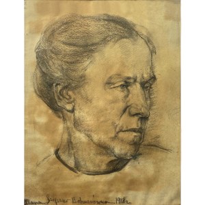 Anna Szyszko-Bohusz, Porträt einer Frau, 1918.