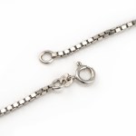 Necklace with diamond cross pendant