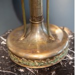 Jugendstil Tischlampe im Tiffany-Stil