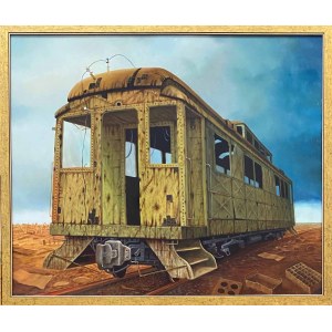 Andrzej Zurański, Wagon in the middle of nowhere II, 2020