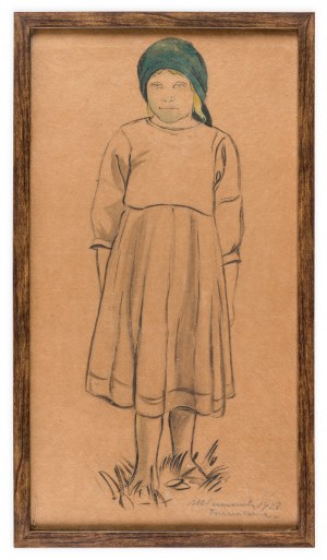 Marian Demczuk (XX w.), Wiejska dziewczynka, 1928