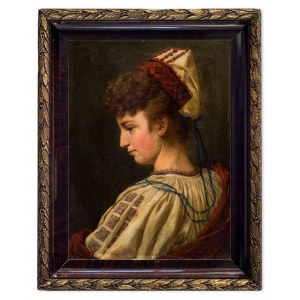 Autor unbekannt, Porträt einer jungen Griechin, erste Hälfte des 19. Jahrhunderts