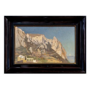 Karl Rettich (1841-1904), Landscape from Capri, 1885