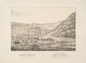 Antoni Lange (1774-1842), Widok wsi Czerwonogród w cyrkule czortkowskim, 1823