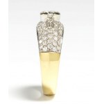 Diamond gold ring - mark of SALVINI