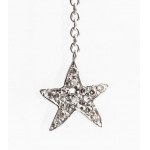 Diamond starfish shaped pendant - mark of POMELLATO, collection DODO