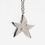 Diamond starfish shaped pendant - mark of POMELLATO, collection DODO