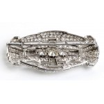 Diamond platinum brooch - 1930s
