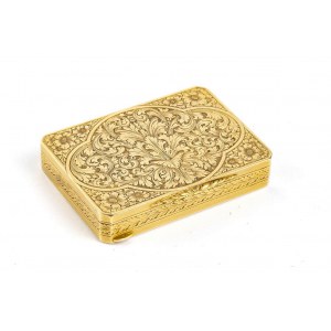 Gold snuff box - 1940s