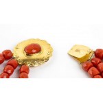 Cersuolo coral gold necklace