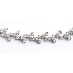 Diamond spring necklace